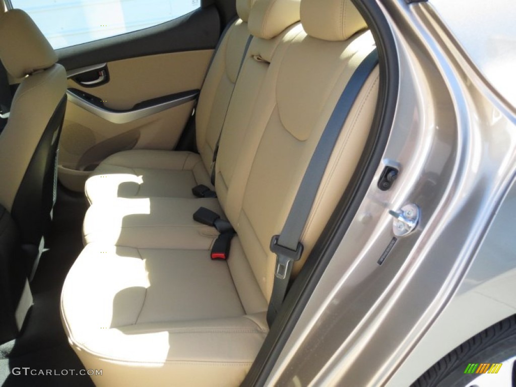 2013 Elantra Limited - Desert Bronze / Beige photo #20