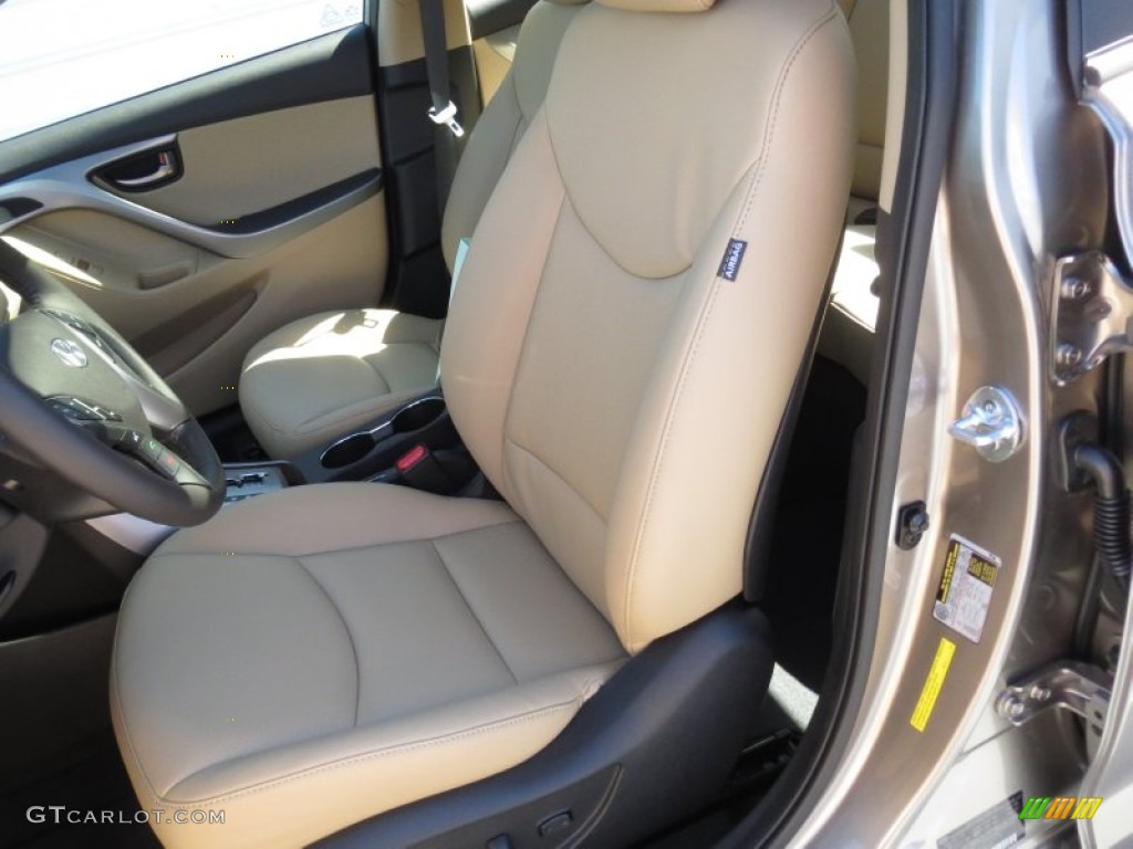 2013 Elantra Limited - Desert Bronze / Beige photo #22