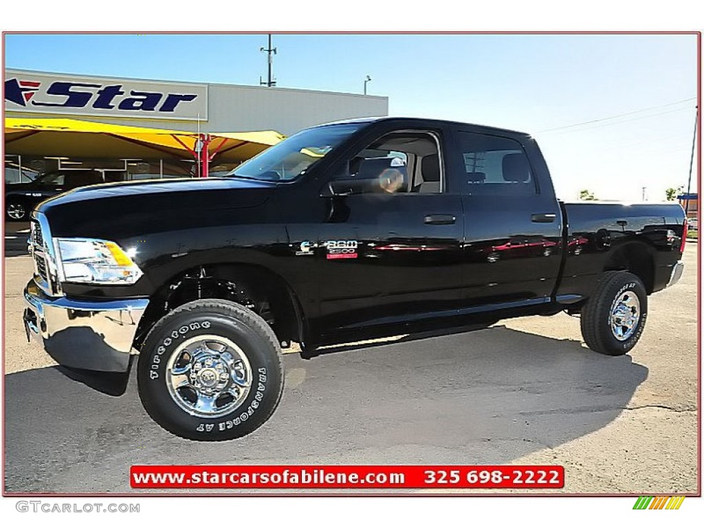 2012 Ram 2500 HD ST Crew Cab 4x4 - Black / Dark Slate/Medium Graystone photo #1