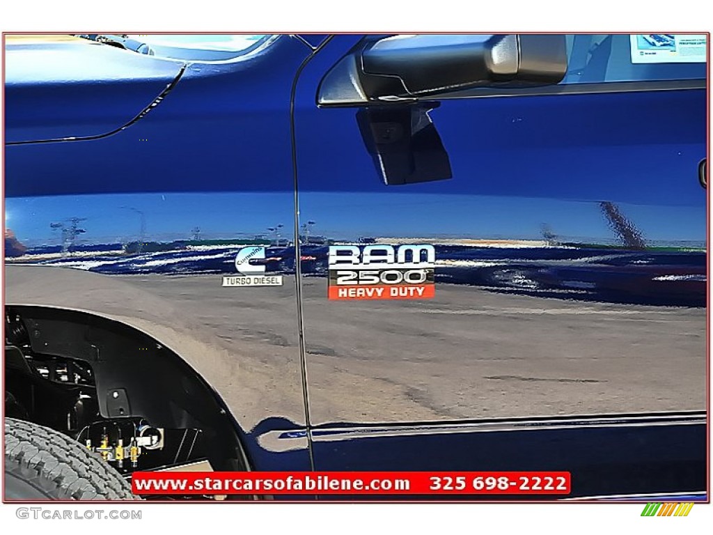 2012 Ram 2500 HD ST Crew Cab 4x4 - True Blue Pearl / Dark Slate/Medium Graystone photo #2