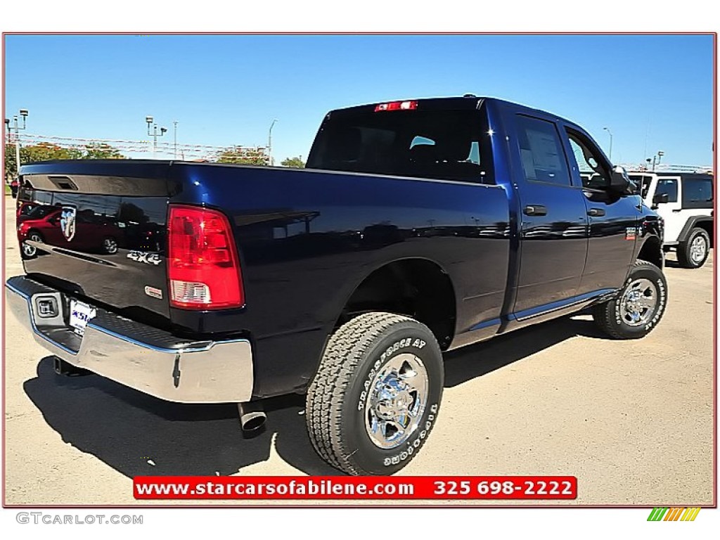 2012 Ram 2500 HD ST Crew Cab 4x4 - True Blue Pearl / Dark Slate/Medium Graystone photo #8