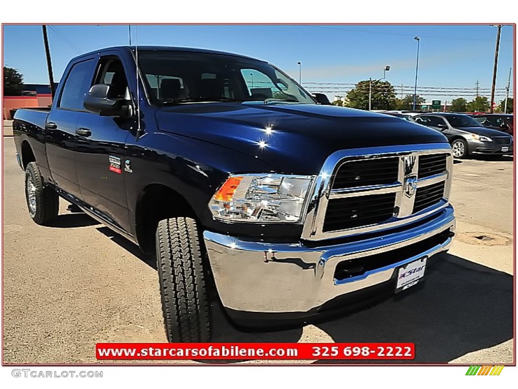 2012 Ram 2500 HD ST Crew Cab 4x4 - True Blue Pearl / Dark Slate/Medium Graystone photo #10