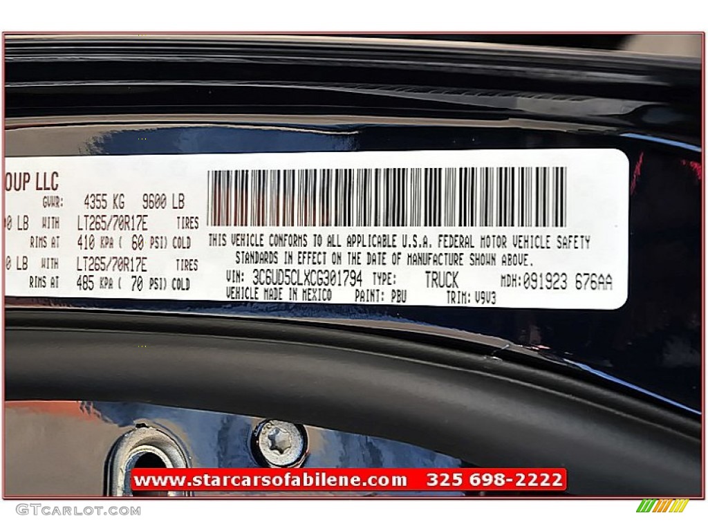 2012 Ram 2500 HD ST Crew Cab 4x4 - True Blue Pearl / Dark Slate/Medium Graystone photo #12