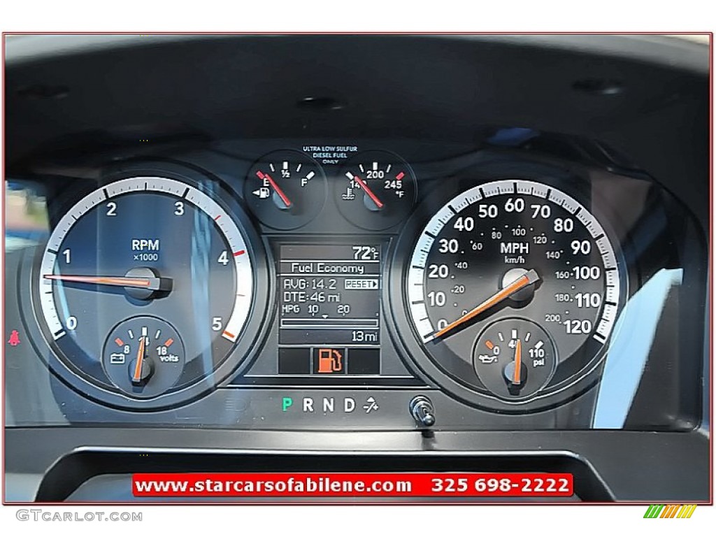 2012 Ram 2500 HD ST Crew Cab 4x4 - True Blue Pearl / Dark Slate/Medium Graystone photo #34