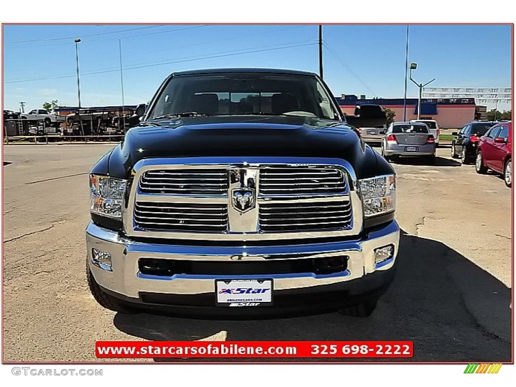 2012 Ram 2500 HD Lone Star Crew Cab 4x4 - Black / Dark Slate/Medium Graystone photo #12