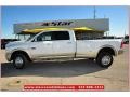 Bright White - Ram 3500 HD Laramie Longhorn Crew Cab 4x4 Dually Photo No. 3