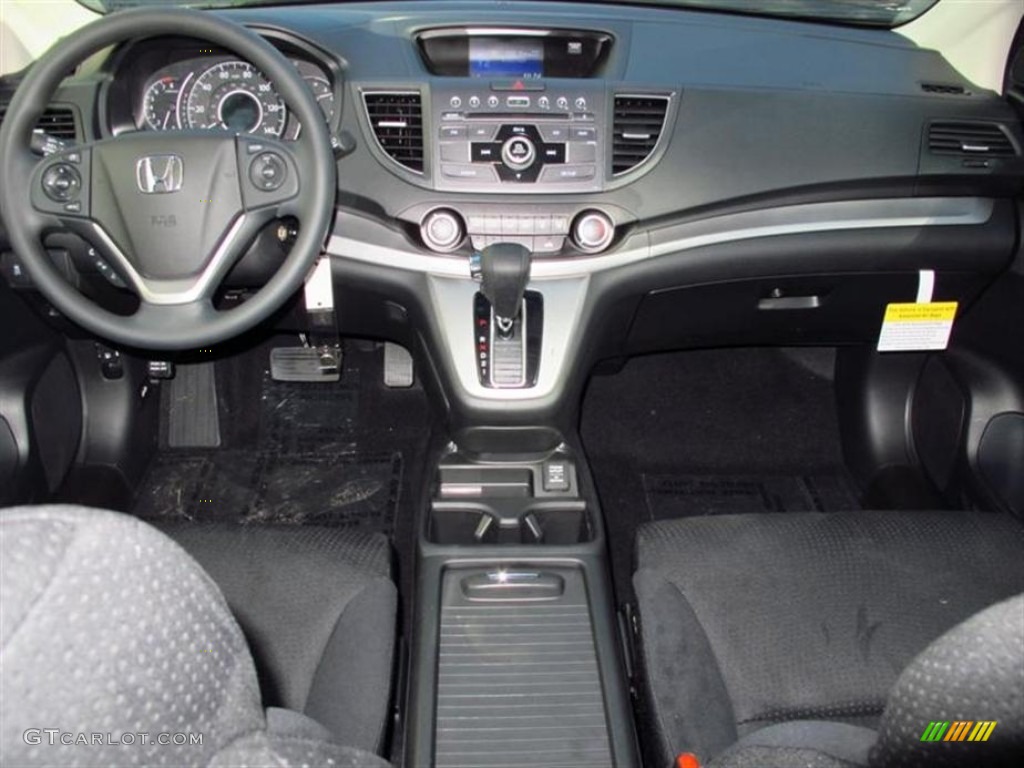 2013 CR-V EX AWD - Kona Coffee Metallic / Black photo #4