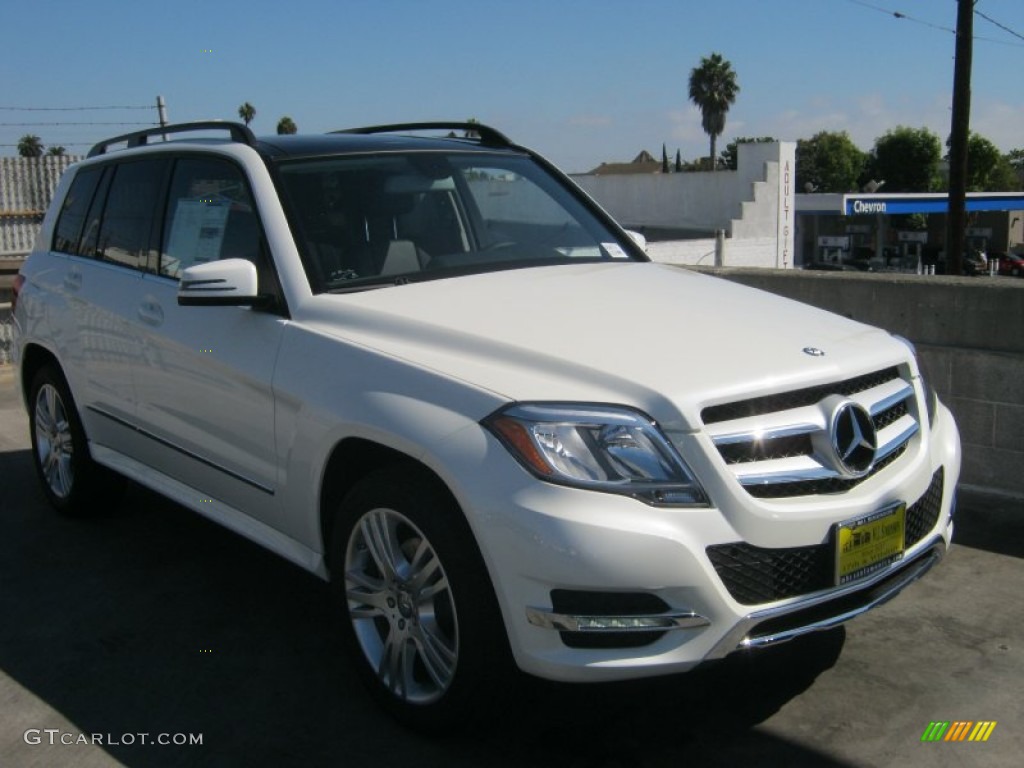 2013 GLK 350 - Diamond White Metallic / Black photo #1