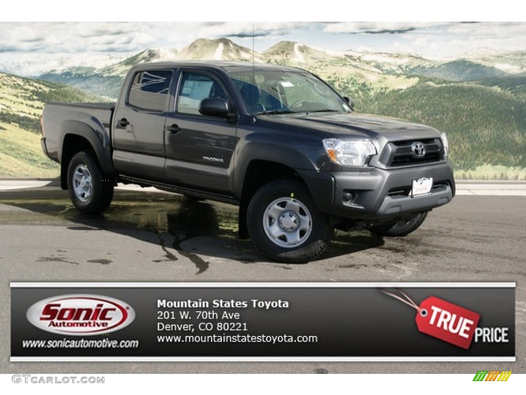 2013 Tacoma V6 Double Cab 4x4 - Magnetic Gray Metallic / Graphite photo #1