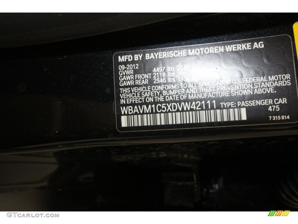 2013 BMW X1 sDrive 28i Parts Photos