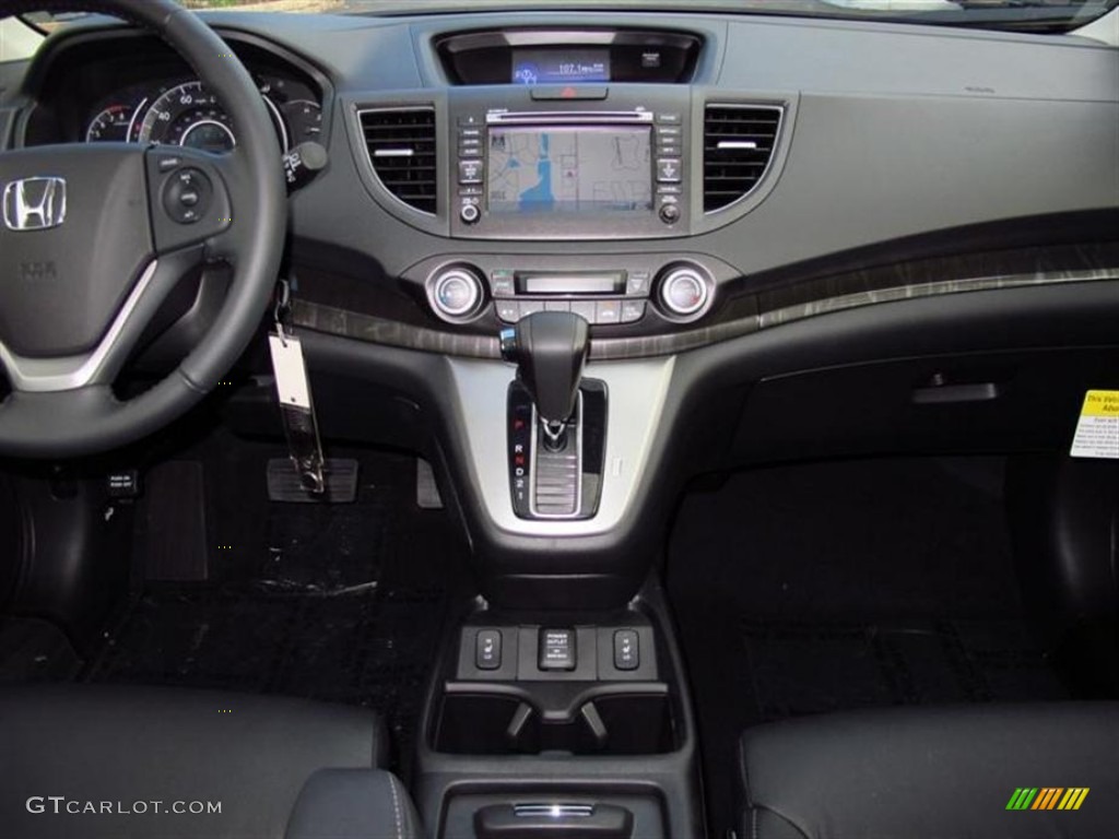 2013 CR-V EX-L - Crystal Black Pearl / Black photo #6