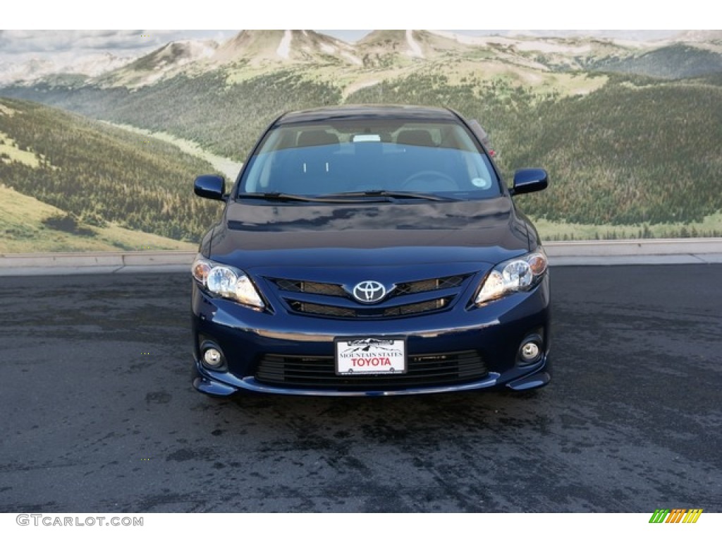 2013 Corolla S - Nautical Blue Metallic / Dark Charcoal photo #3