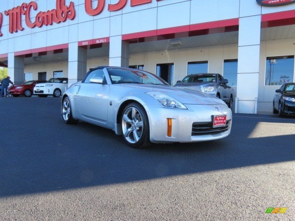 2006 350Z Touring Roadster - Silver Alloy Metallic / Frost Leather photo #1