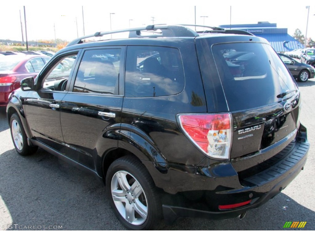 2010 Forester 2.5 X Limited - Obsidian Black Pearl / Black photo #9