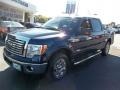 2011 Dark Blue Pearl Metallic Ford F150 XLT SuperCrew  photo #6