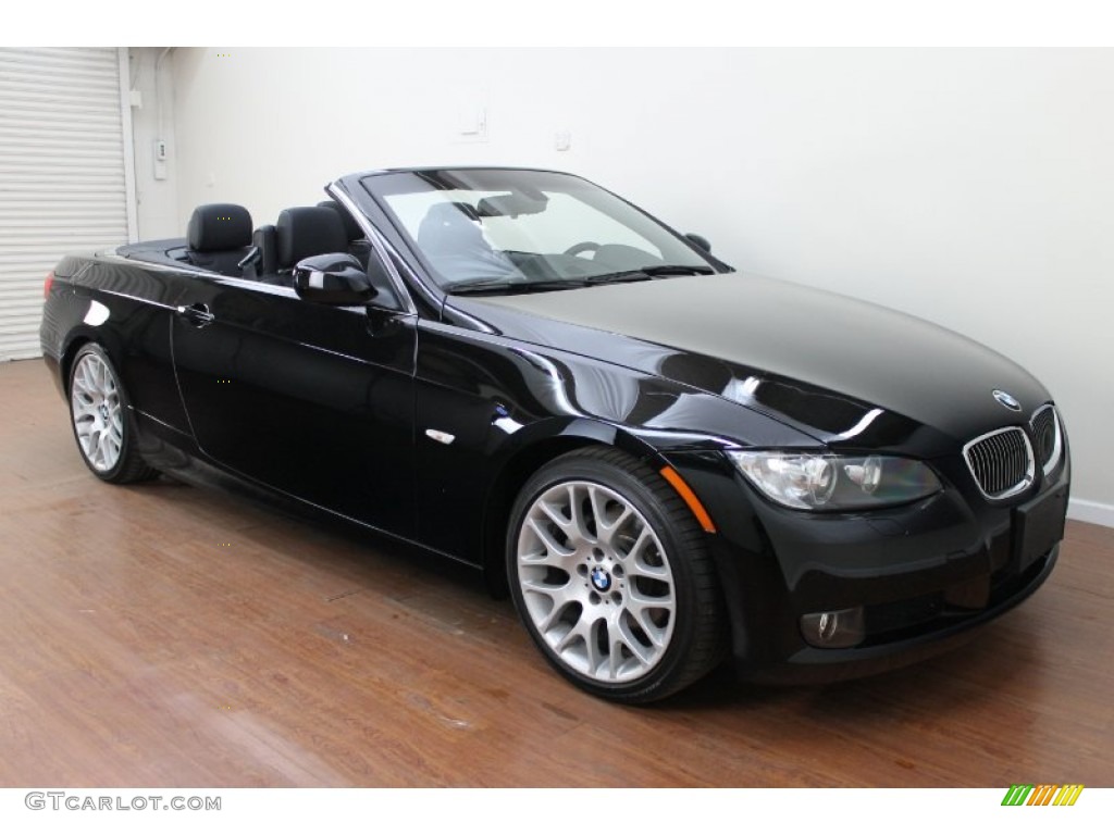2010 3 Series 328i Convertible - Jet Black / Black photo #3