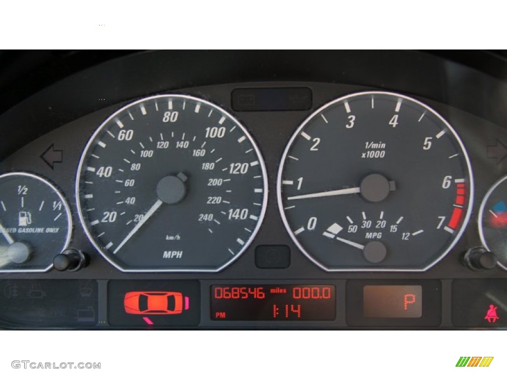2001 BMW 3 Series 330i Coupe Gauges Photo #72528165