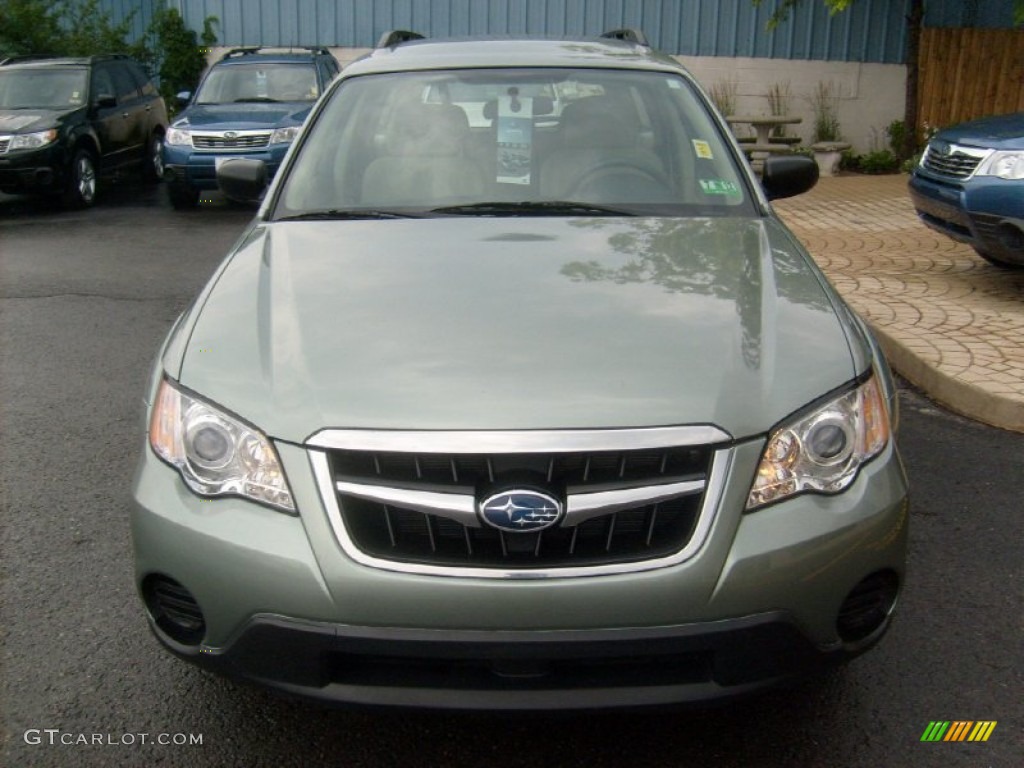 2009 Outback 2.5i Wagon - Seacrest Green Metallic / Warm Ivory photo #2