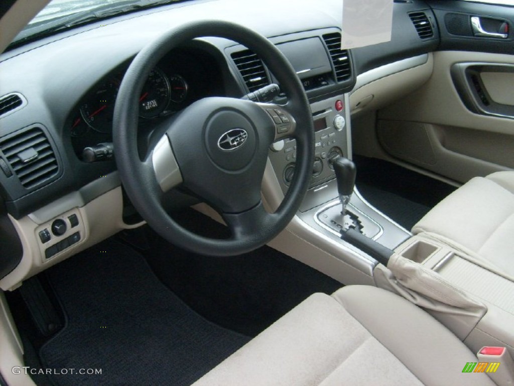 2009 Outback 2.5i Wagon - Seacrest Green Metallic / Warm Ivory photo #13