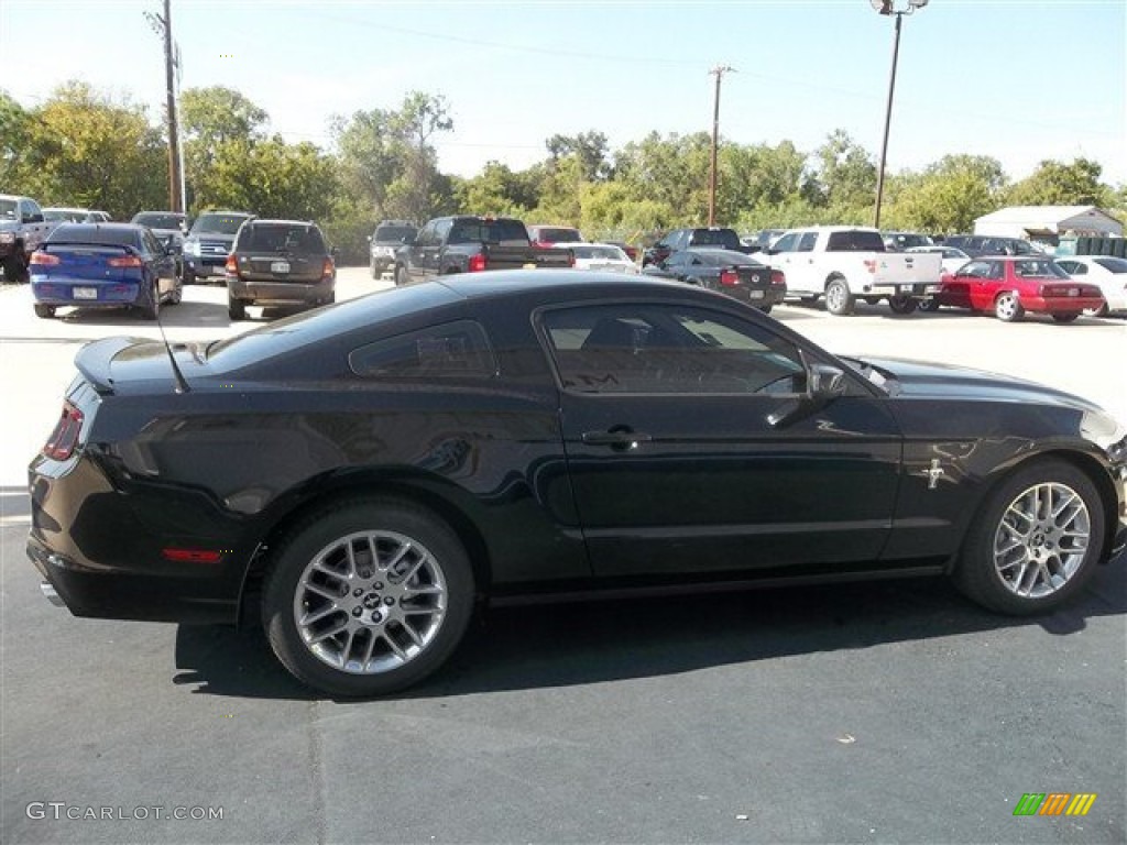 2013 Mustang V6 Premium Coupe - Black / Charcoal Black photo #9