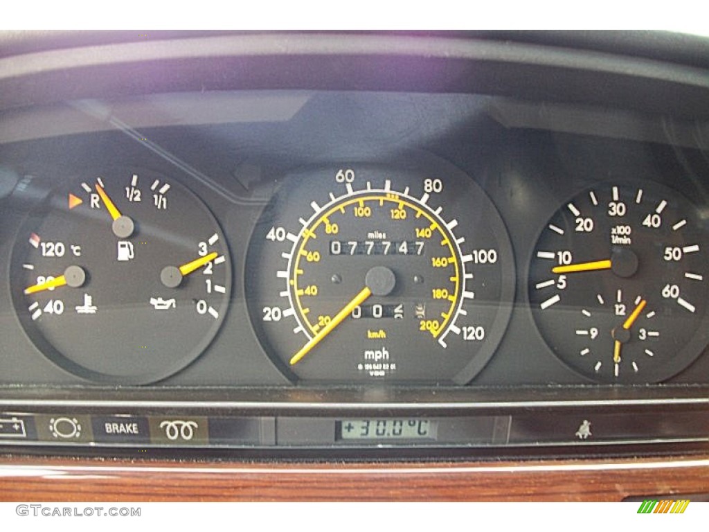 1984 Mercedes-Benz S Class 300 SD Sedan Gauges Photos