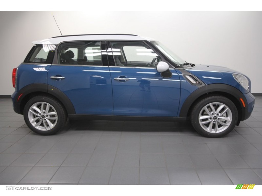 Surf Blue 2012 Mini Cooper S Countryman Exterior Photo #72528901