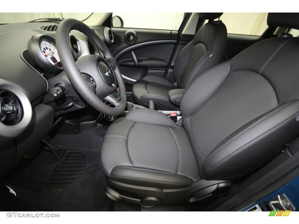 Carbon Black Interior 2012 Mini Cooper S Countryman Photo #72528921