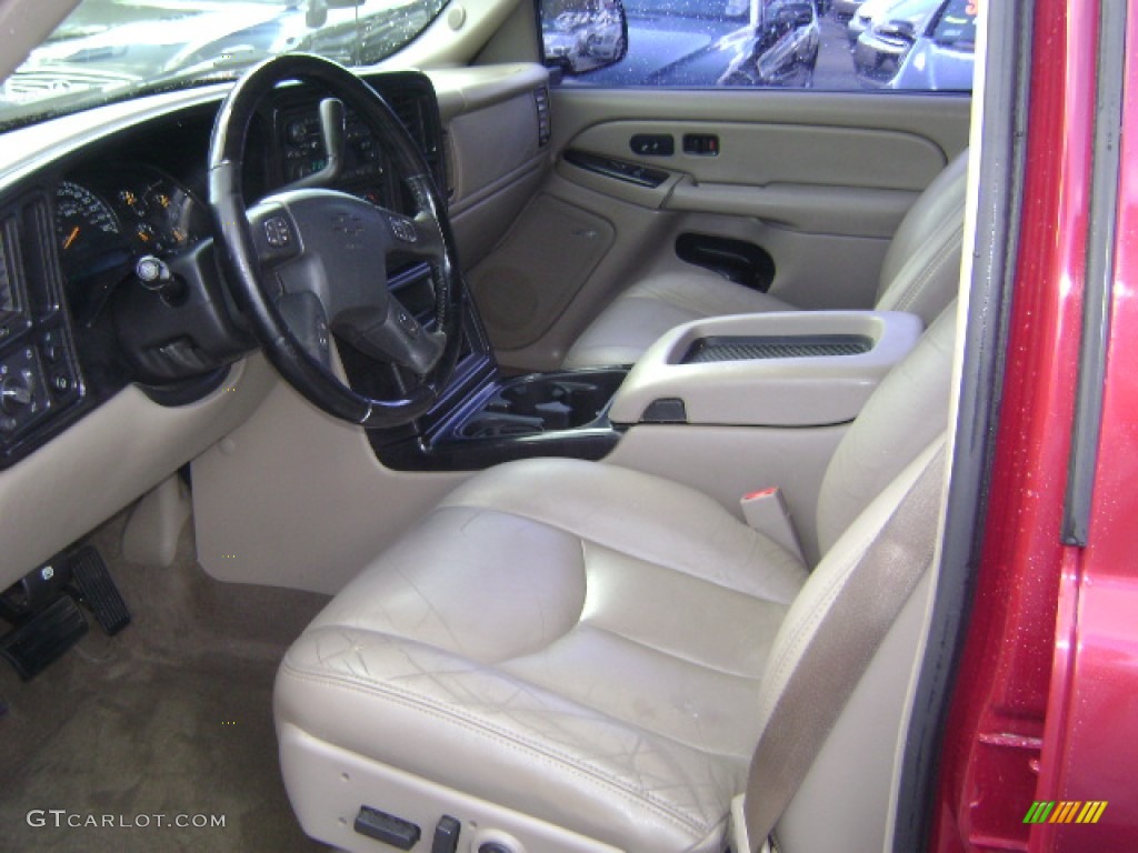 2005 Silverado 1500 LS Crew Cab - Sport Red Metallic / Tan photo #3