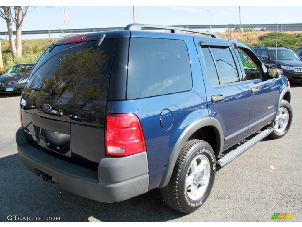 2004 Explorer XLS 4x4 - Dark Blue Pearl Metallic / Medium Parchment photo #6