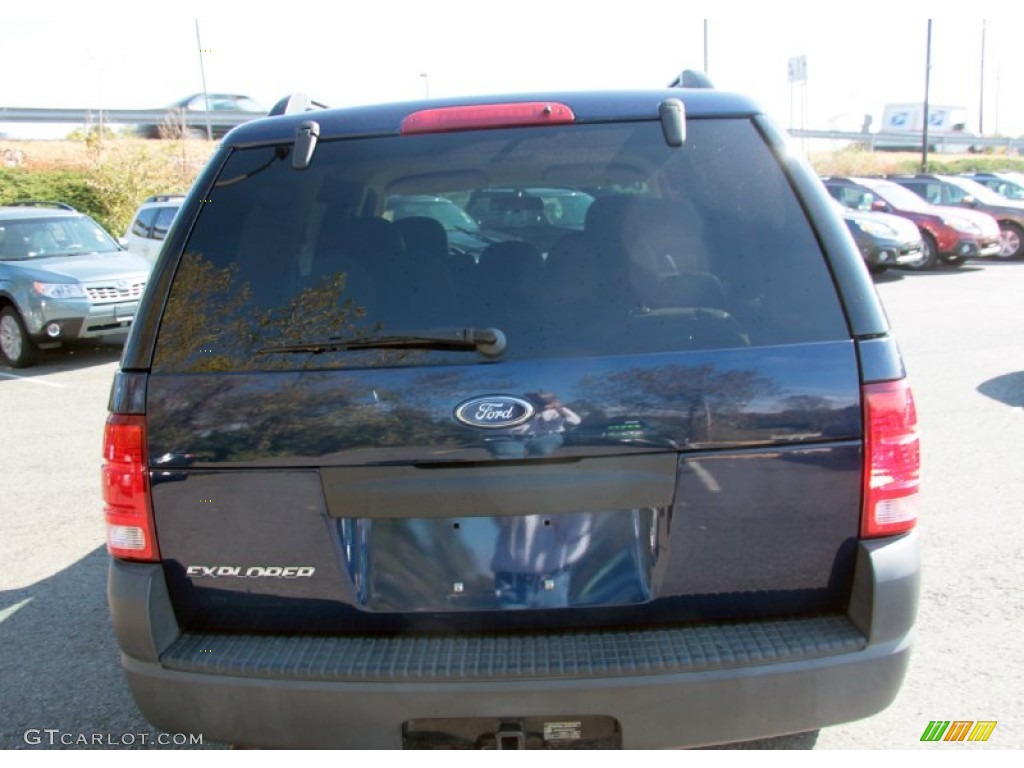 2004 Explorer XLS 4x4 - Dark Blue Pearl Metallic / Medium Parchment photo #7