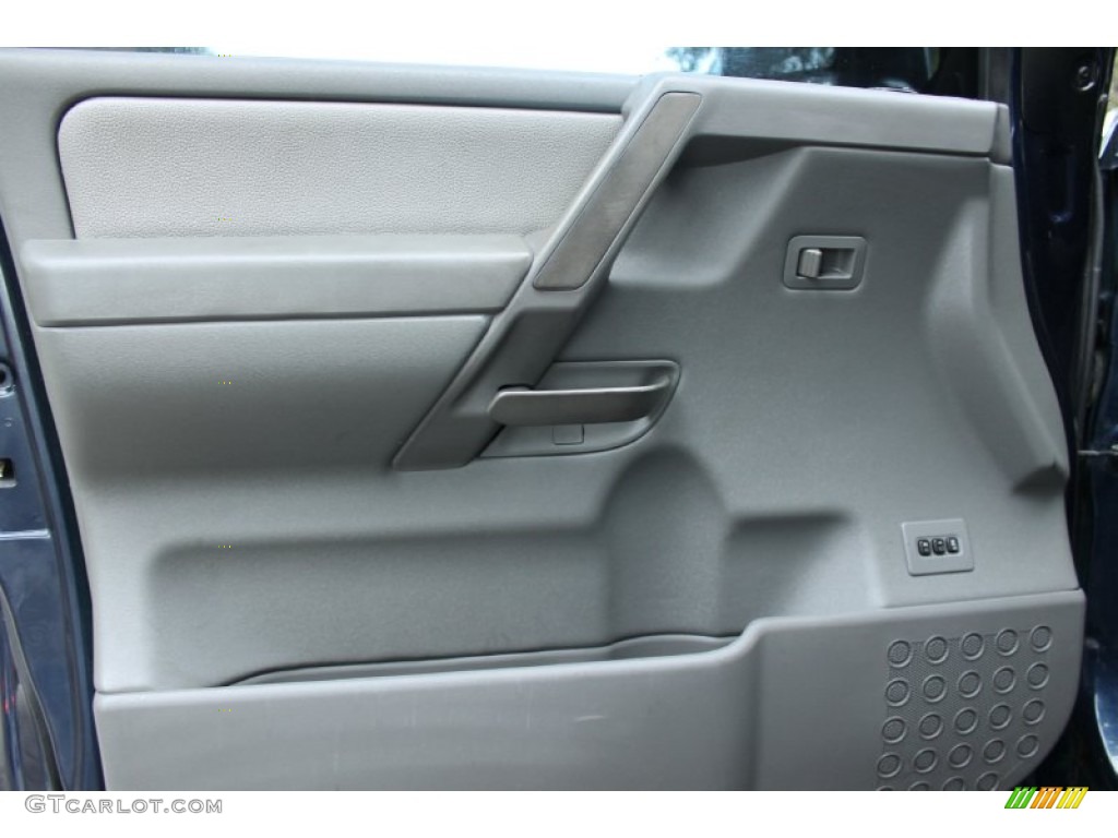 2006 Titan LE King Cab 4x4 - Deep Water Blue / Steel Gray photo #47