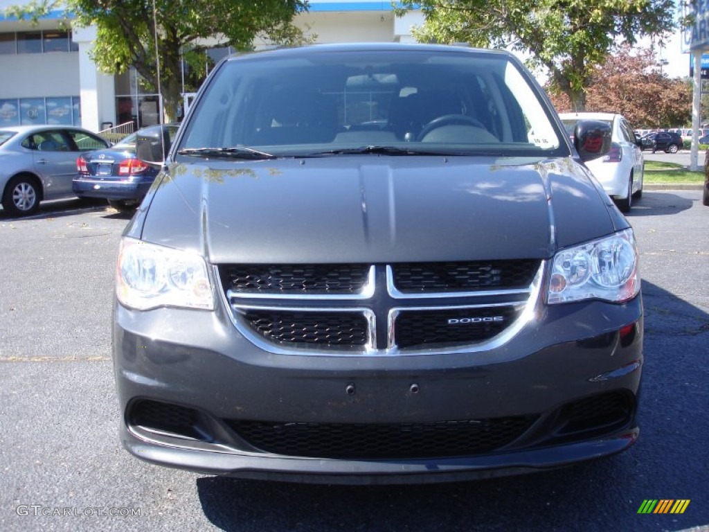 2012 Grand Caravan SXT - Dark Charcoal Pearl / Black/Light Graystone photo #2