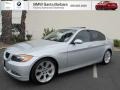 2007 Titanium Silver Metallic BMW 3 Series 335i Sedan  photo #1
