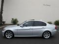 2007 Titanium Silver Metallic BMW 3 Series 335i Sedan  photo #3