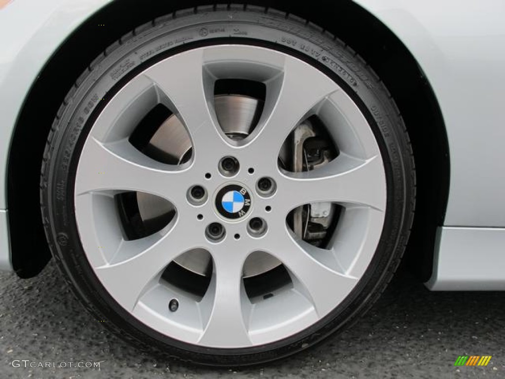 2007 3 Series 335i Sedan - Titanium Silver Metallic / Grey photo #16