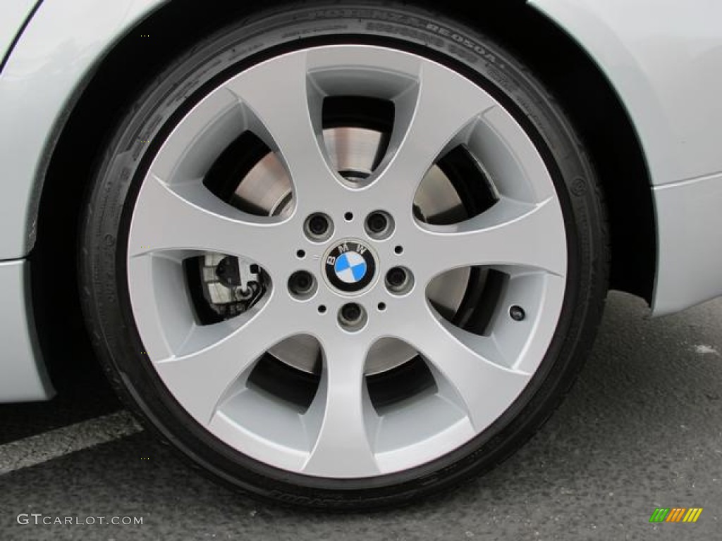 2007 3 Series 335i Sedan - Titanium Silver Metallic / Grey photo #17