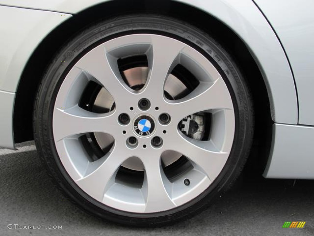 2007 3 Series 335i Sedan - Titanium Silver Metallic / Grey photo #18