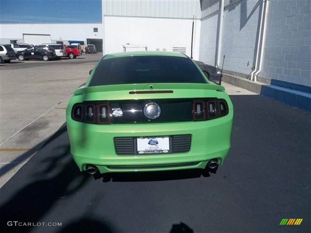 2013 Mustang GT Premium Coupe - Gotta Have It Green / Charcoal Black photo #4