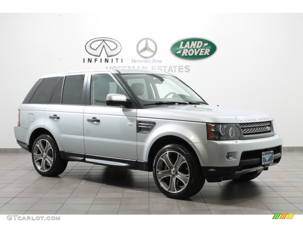 2010 Range Rover Sport Supercharged - Zermatt Silver / Ebony/Lunar Stitching photo #1