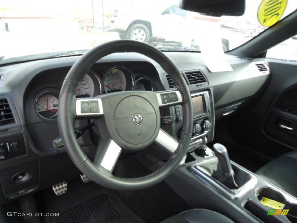 2010 Dodge Challenger SRT8 Dark Slate Gray Dashboard Photo #72534039