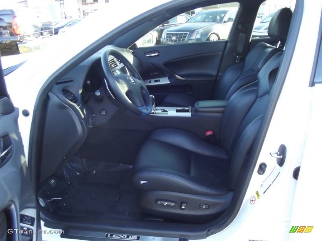 Black Interior 2010 Lexus IS F Photo #72534093