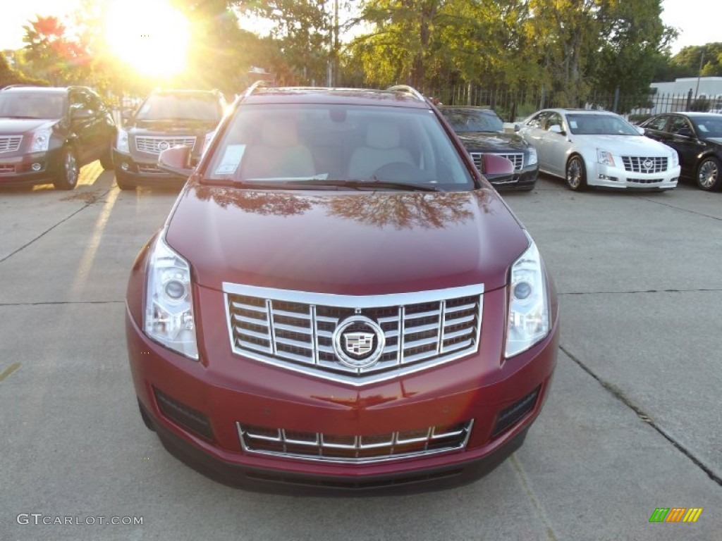 2013 SRX Luxury FWD - Crystal Red Tintcoat / Shale/Brownstone photo #7