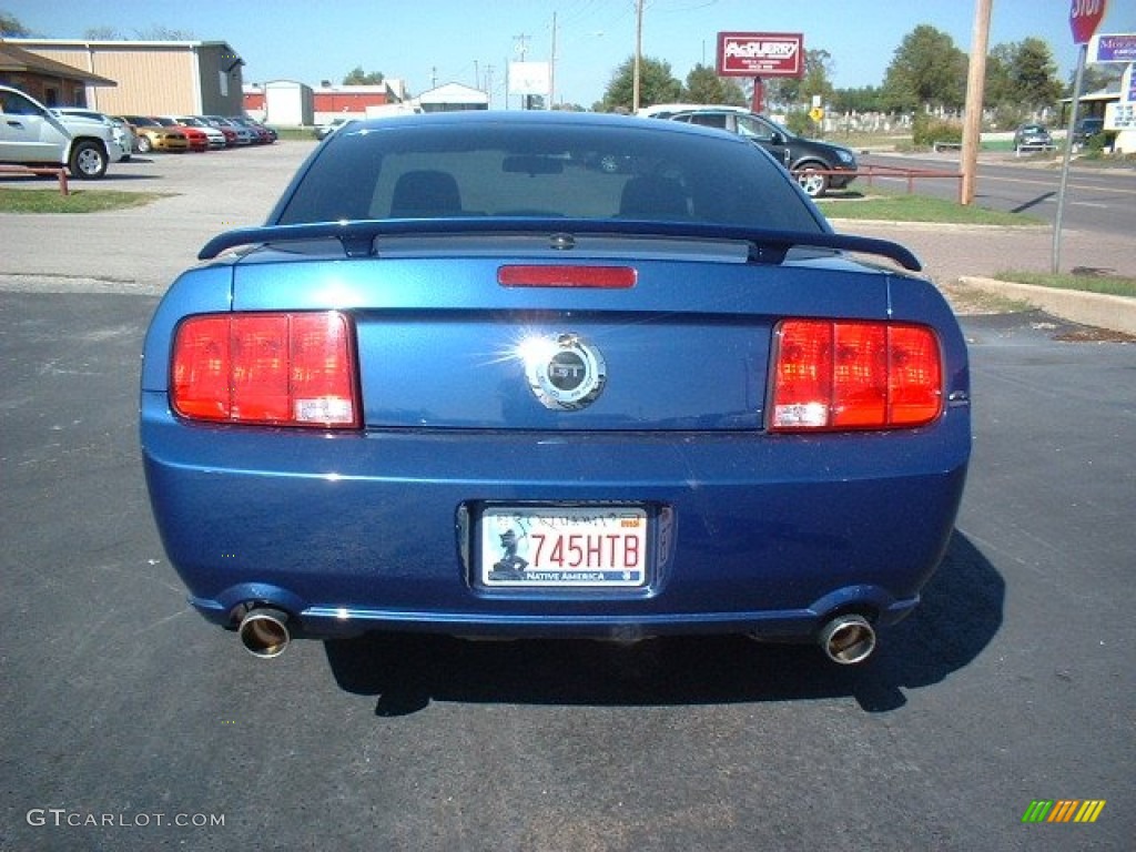 2008 Mustang GT Premium Coupe - Vista Blue Metallic / Light Graphite photo #5