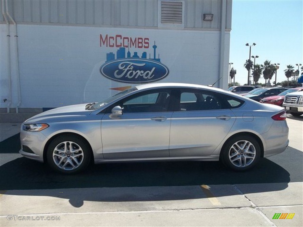 2013 Fusion SE - Ingot Silver Metallic / Charcoal Black photo #2