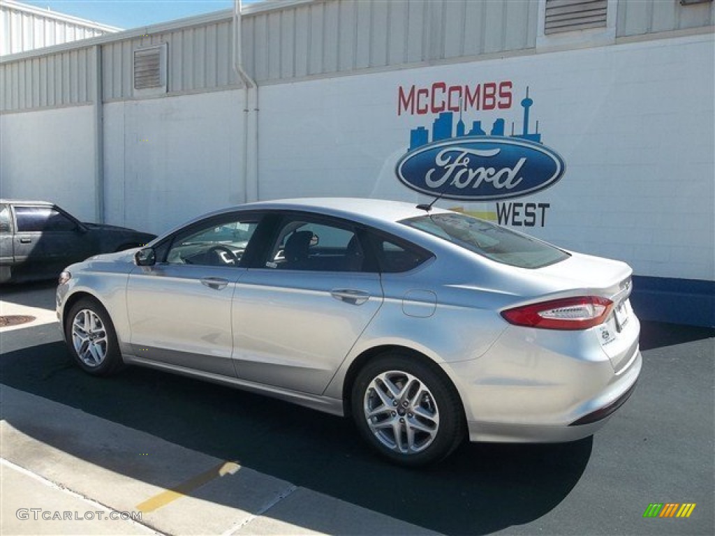 2013 Fusion SE - Ingot Silver Metallic / Charcoal Black photo #3