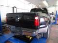 2008 Black Ford F350 Super Duty Lariat Crew Cab 4x4 Dually  photo #4