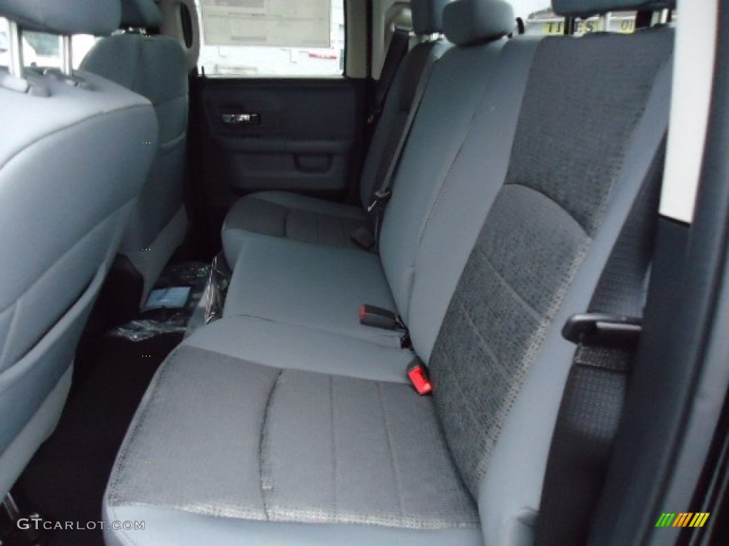 Black/Diesel Gray Interior 2013 Ram 1500 Big Horn Quad Cab 4x4 Photo #72535572