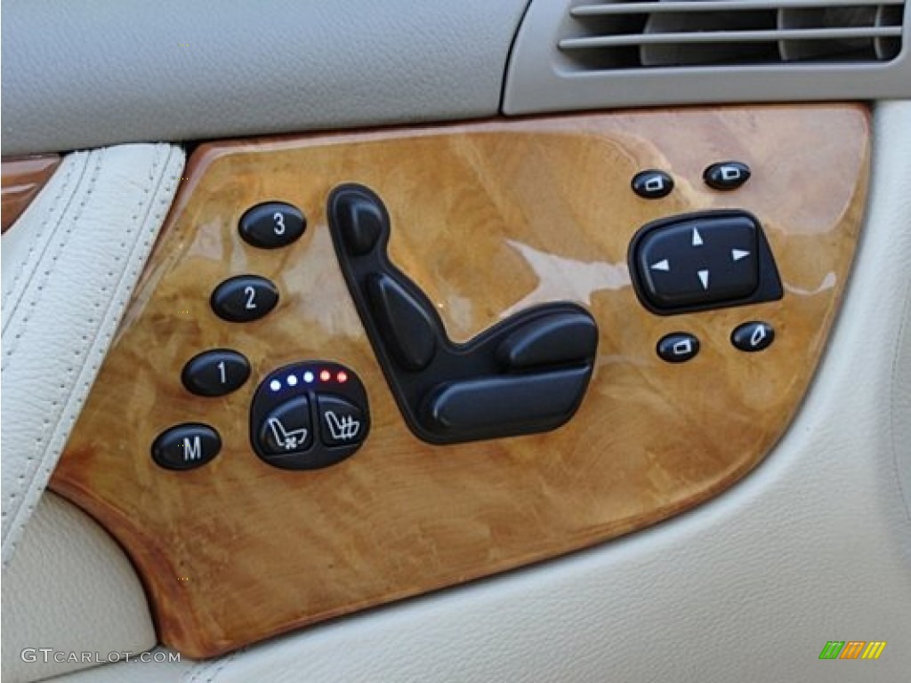 2003 CL 500 - Alabaster White / Java Beige photo #7