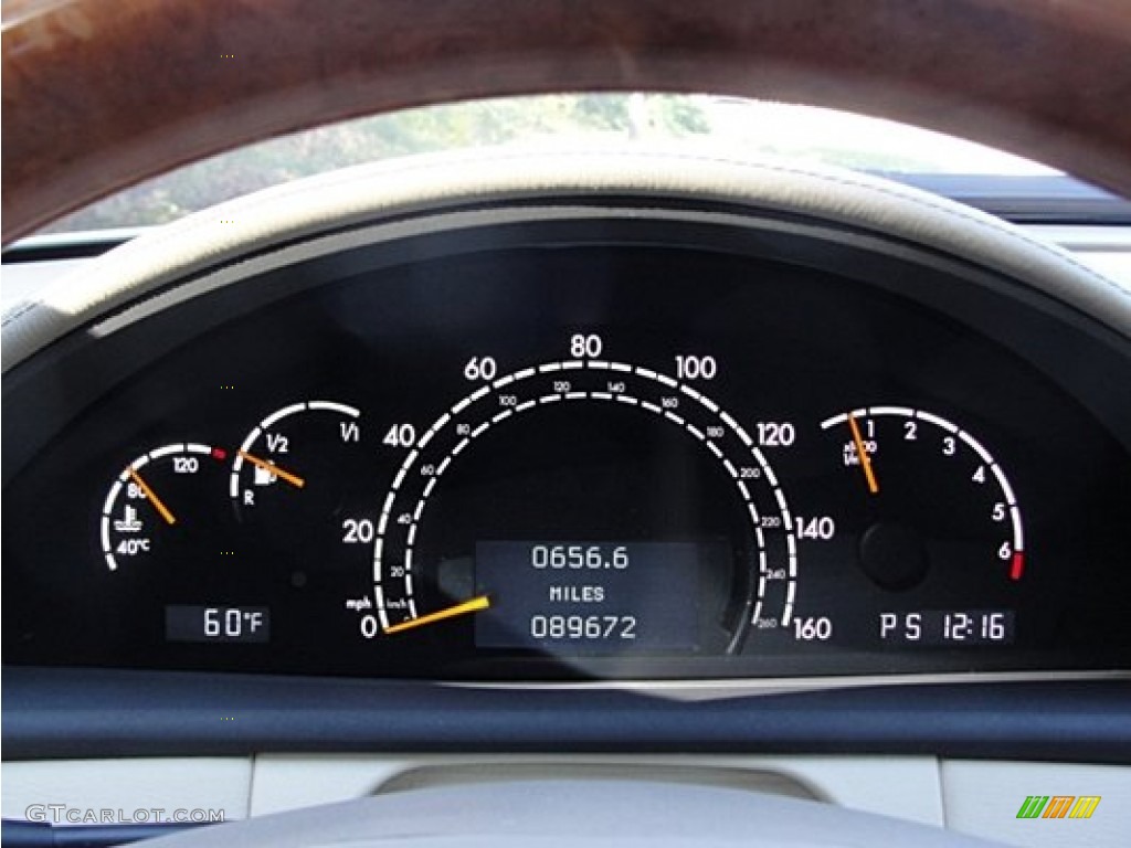 2003 CL 500 - Alabaster White / Java Beige photo #18