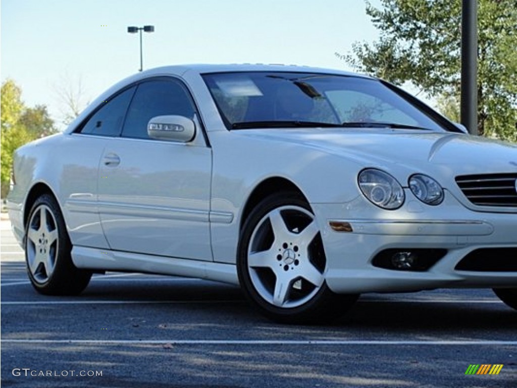2003 CL 500 - Alabaster White / Java Beige photo #35